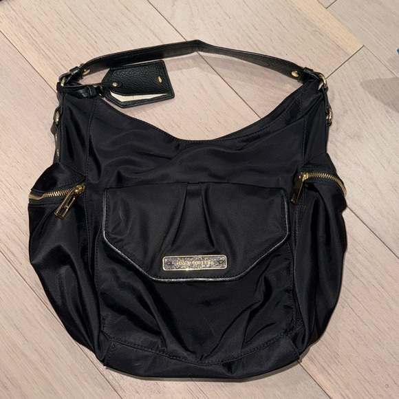 Juicy Couture black/pink bag with name tag. - Picture 1 of 6